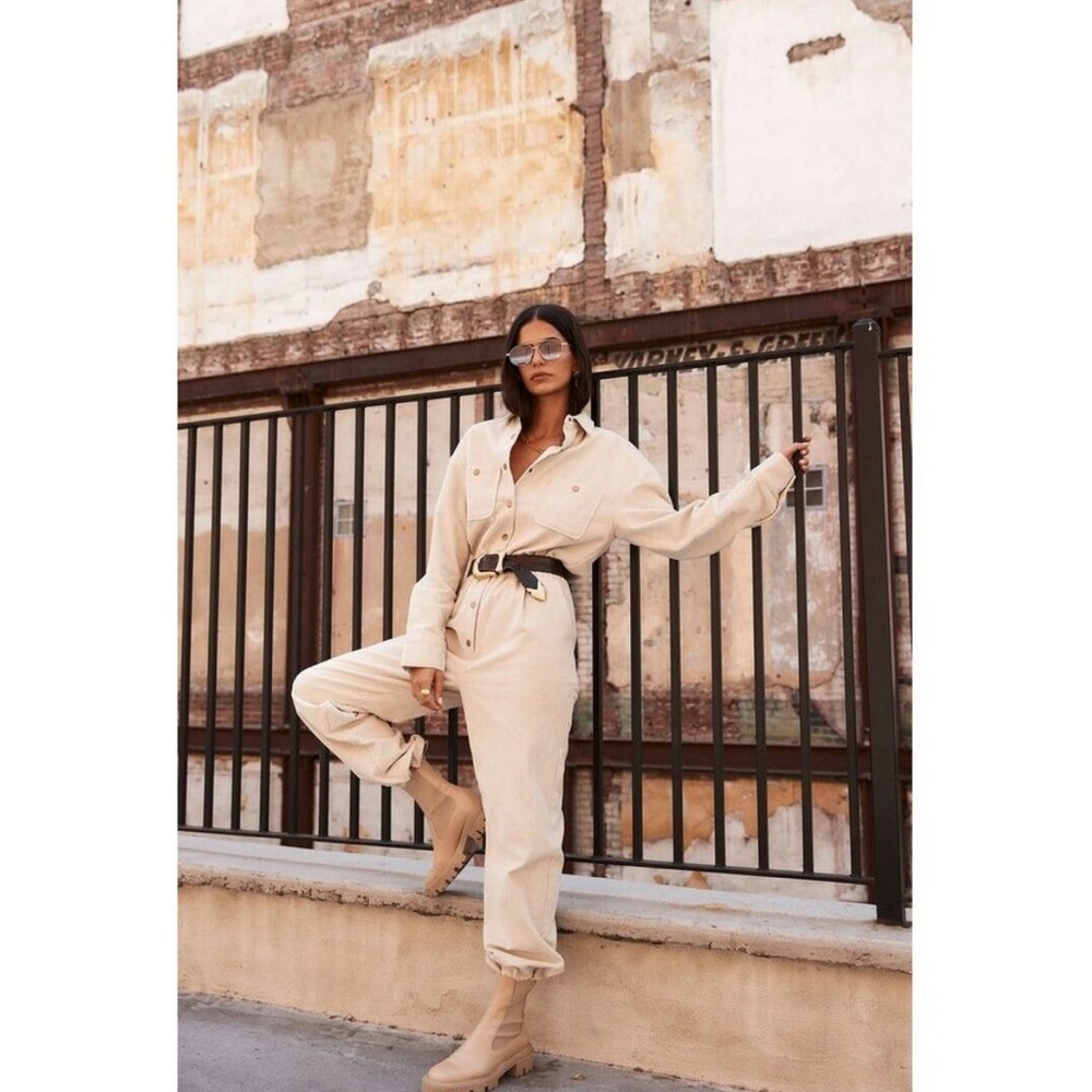 NWT 12th Tribe Corduroy Jumpsuit